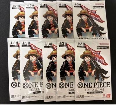 Set 10 One Piece Card Game Saikyo Summit War Pack Ace Luffy Whitebeard