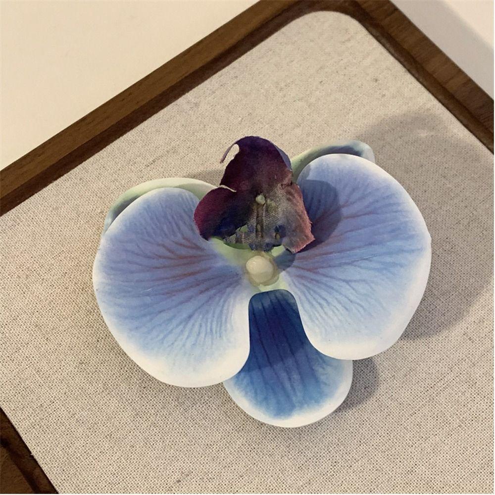 Chic Hair Grip Orchid Butterfly Hairpin Gift Flowers Hair Clips  Women