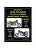 Книга Honda 1972-1977 4-Cylinder Cb350f & Cb400f Workshop Manual