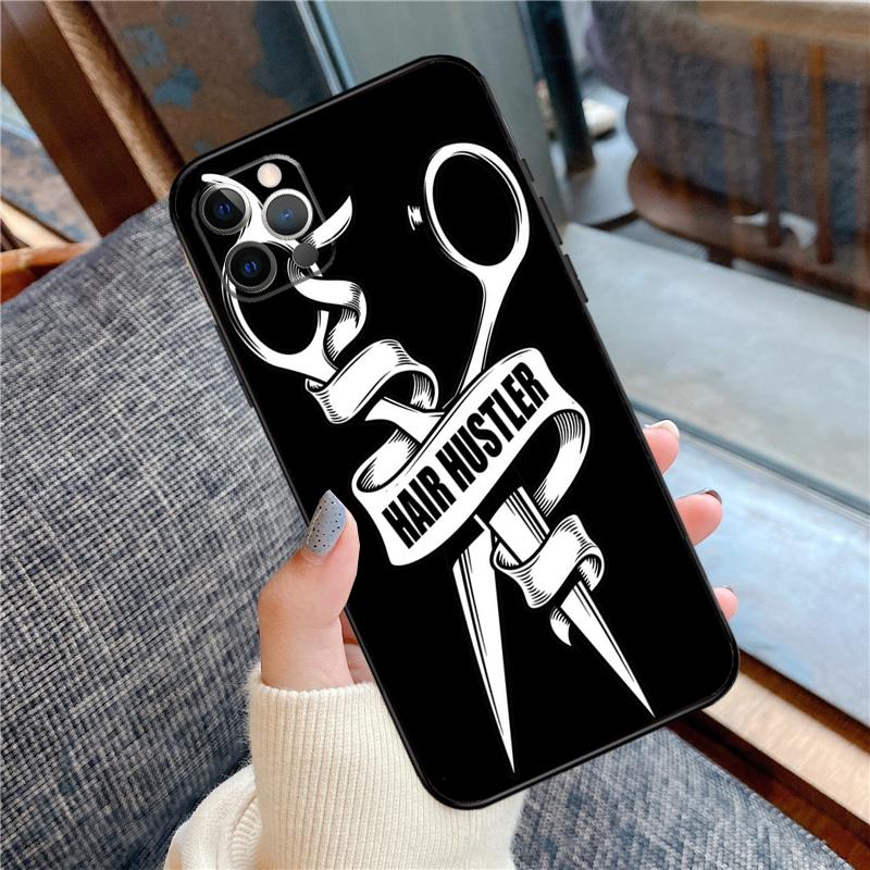 Чехол для телефона парикмахера стилиста для iPhone 16 15 14 12 11 13 Pro Max 12 13 mini XR 15 16 Plus 16e Защитный корпус