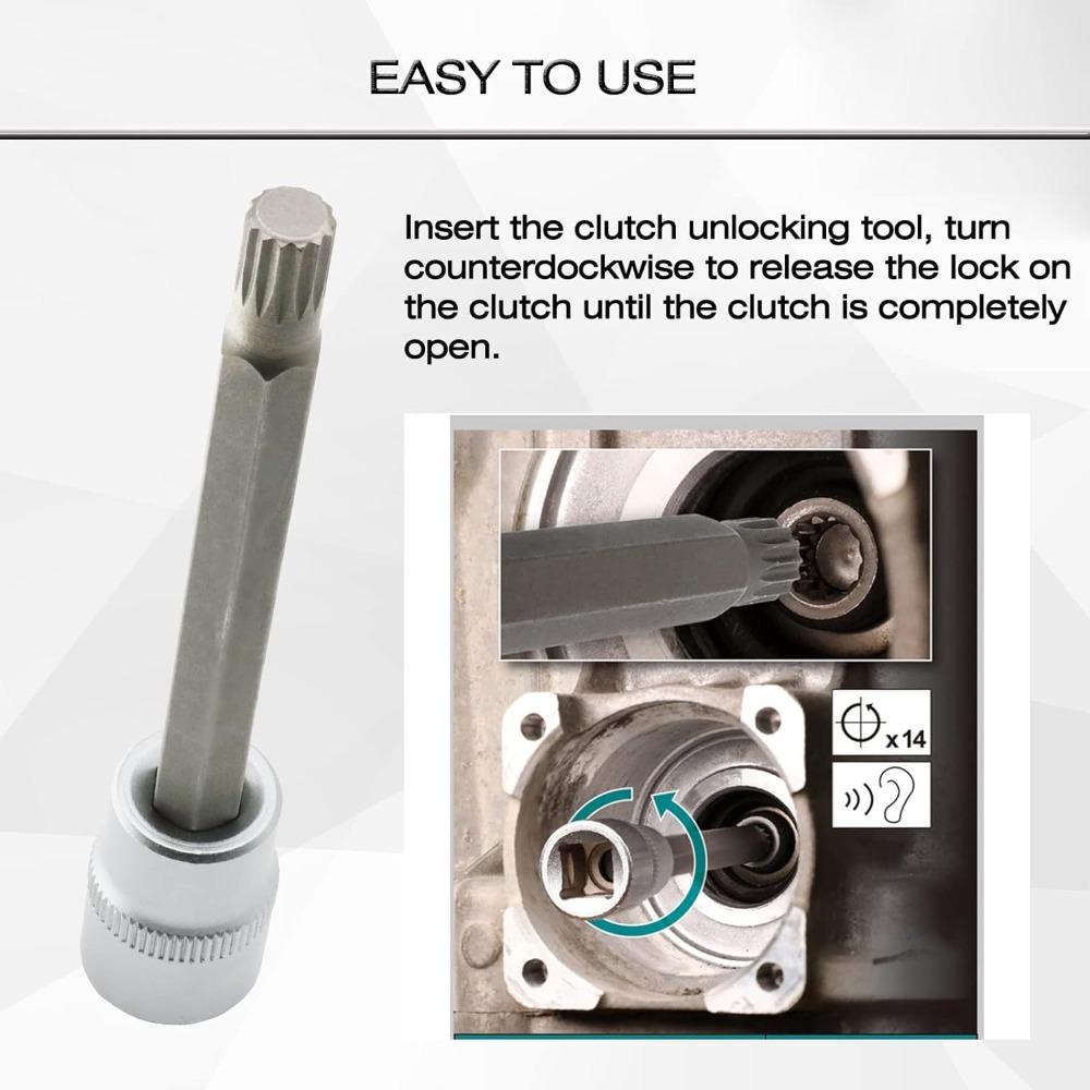 1pc 1/4dr Dual Clutch Transmission Steel Unlock Tool Car Accessories Parts Clutch Motor  For Car