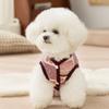 Retro Snowflake Vest Cotton Coat Small Dog Cat Autumn and Winter Thickened Pet Dog Clothes