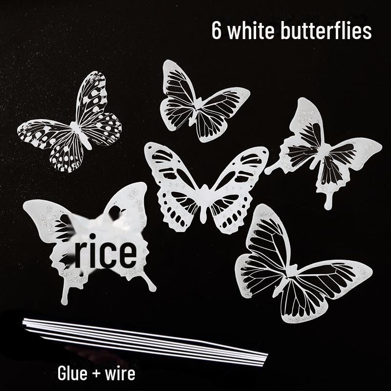 Элегантная бабочка на торт для Дня матери и праздников Богини