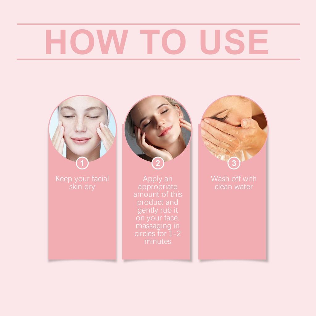 Очищающий бальзам с ароматом клубники, очищающий бальзам, нежное очищение без остатков, портативный стик для снятия макияжа, 50 г