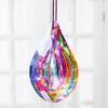 Faux Crystal Prism Sun Catcher Decoration Indoor Outdoor Garden Window Hanging Rainbow