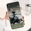 Aircraft Helicopter  For Samsung A51,71,30,S10,9,20,Ultra,FE,Lite, S23,21,22,PIus,Transparent, Silicone Phone Case