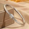 New versatile and fashionable slim waist rotating opening light luxury style high-end bracelet