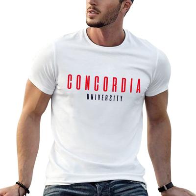 Concordia University T-Shirt Funny T Shirts Man T Shirts for Man Cotton Funny T Shirt Personali