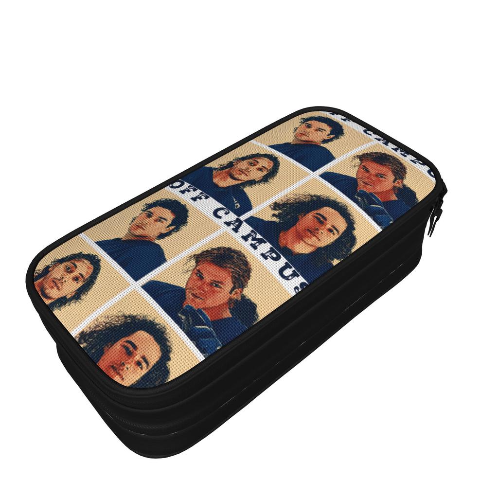 Garrett Grahams Off Campus Pencil Cases Lovely Pen Box Bag Student Big Capacity Students School Zipper Pencilcases