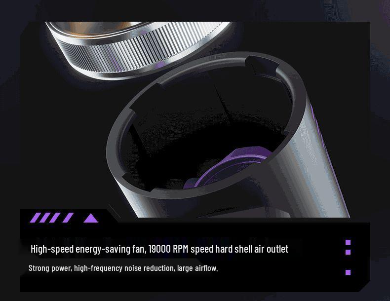 Новый компактный ручной вентилятор Turbo с цифровым дисплеем и USB-зарядкой