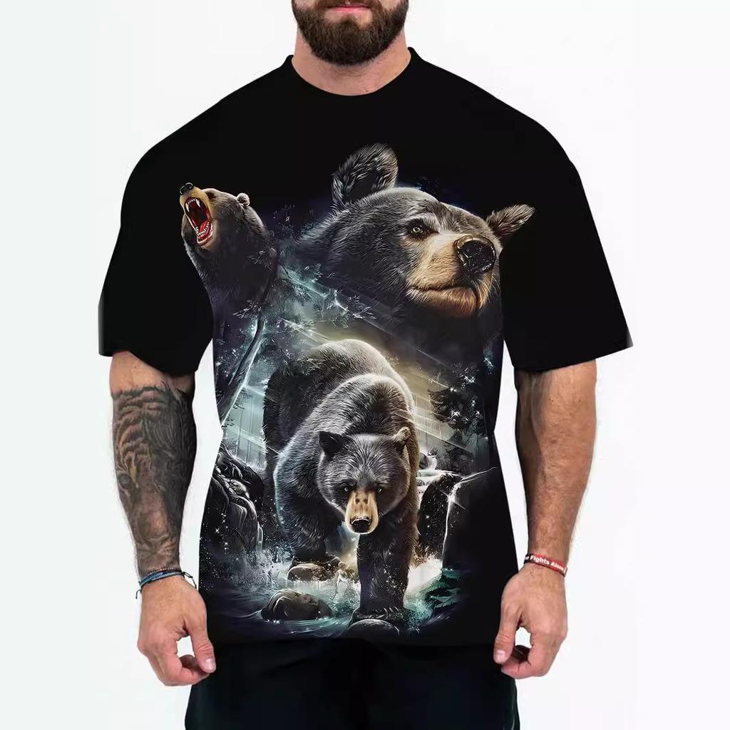 Летняя новая мужская футболка с 3D-принтом черепа, модная футболка с короткими рукавами