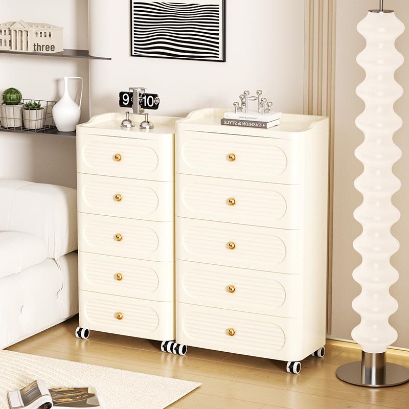 Living Room Sundries Storage Box: Children's Toys & Snacks Organizer Plastic Drawer Cabinet