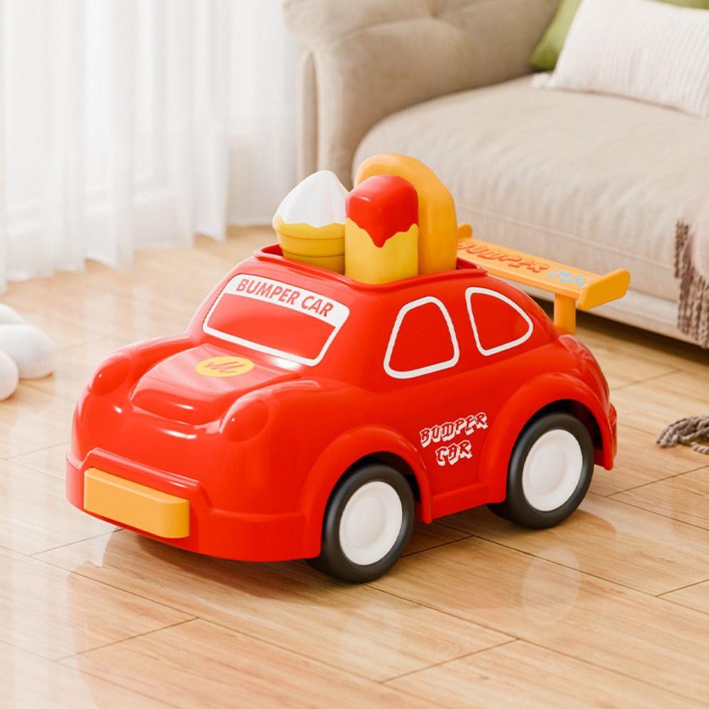 Cartoon Design Pull Back Simulation Car Toy Inertia Power Pull Back Cars Model Christmas Gift