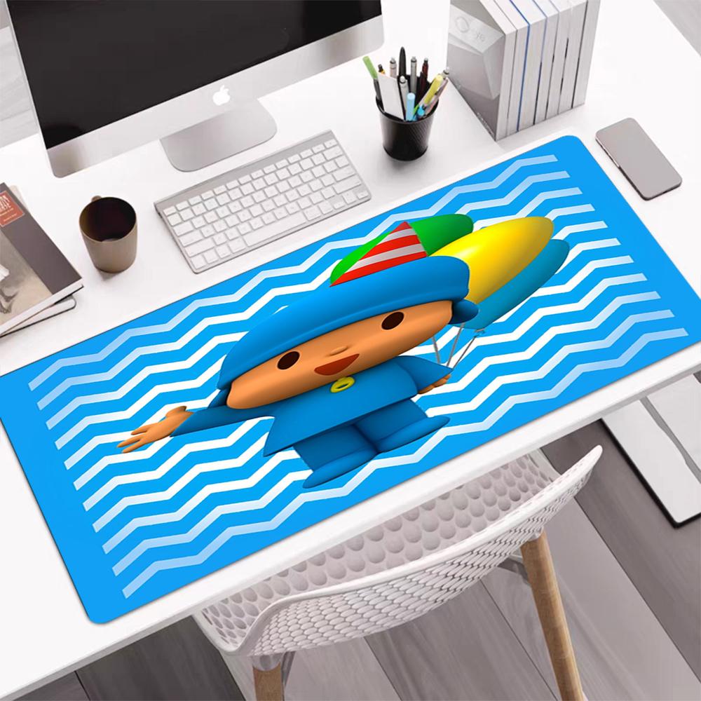 Pocoyo Theme Mouse Pad, Non Slip Rubber Base, Multifunctional Office & Home Decor, Perfect for Workspace Personalization.