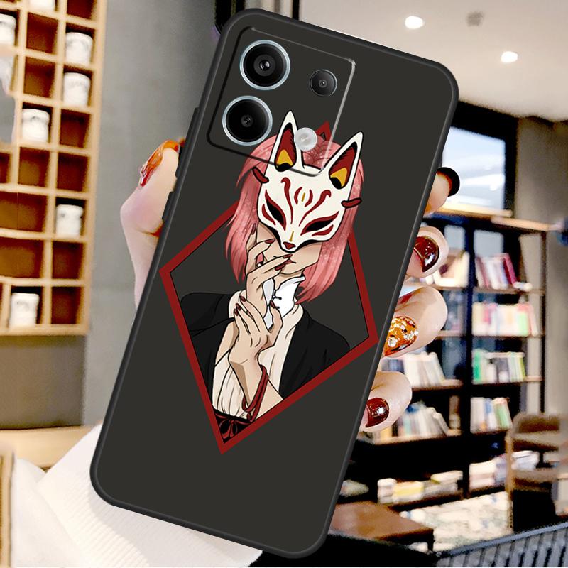 Japanese Style Anime Fox For Xiaomi Redmi Note 14 Pro 9 10 11 12 13 15 Pro Plus Case For Redmi 15 15C 14C 12C 10C 13C