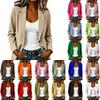 Women’s Business Casual Loose Fit Lapel Collar Open Front Long Sleeve Blazer Jacket with Classic Design for Office and Daily Wear