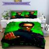 3pcs The Matrix Neo Bedding Set, Soft Polyester Duvet Cover and Pillowcases Seasons all suitable, Design for Bedroom L1003126