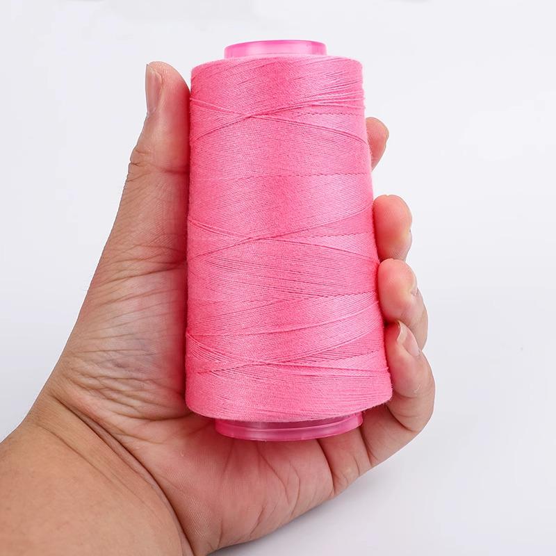 203-цветная полиэстеровая нить для шитья: Джинсы, шапки, шерсть, хлопок - подходят для машинного и ручного шитья