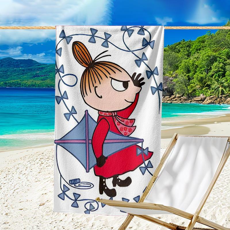 Ultra-Soft Beach Towel with Little My Theme,Ideal for Pool - Camping, Diving - Perfect Travel Essential, Vibrant Beach Towel.
