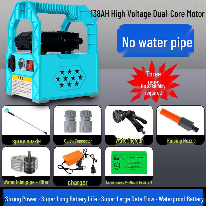 Rechargeable Lithium Battery Water Pump for Outdoor and Household Irrigation