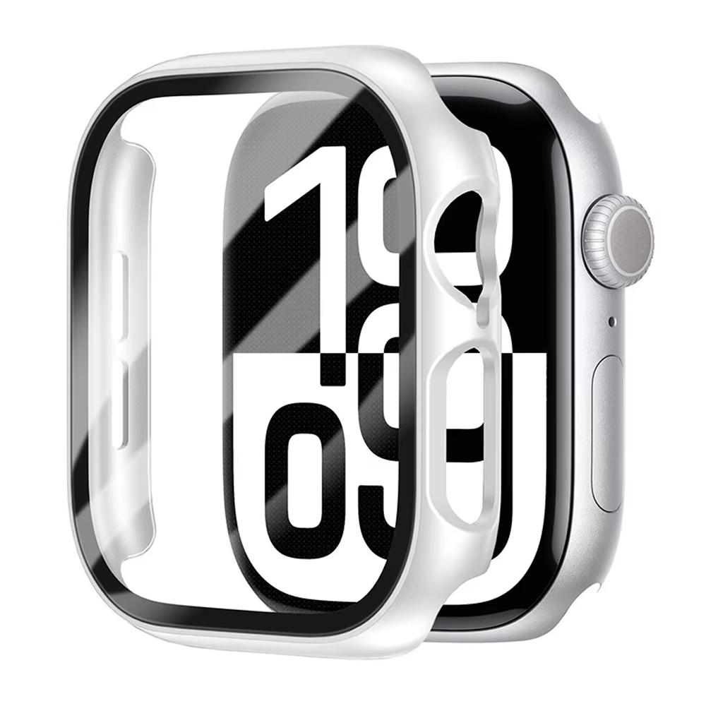 Чехол для Apple Watch Защитное стекло для экрана 46 мм 42 мм 45 мм 44 мм 10 9 8 7 6 5 SE Закаленное стекло PC Бампер Чехол Защитный 41 40 38 мм