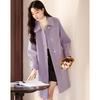 Women's Elegant Mid-Length Wool Coat