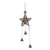 Rattan Wind Chimes Wall Hanging Decoration Vine Rope Wind Bell for Home Wall WeddingsFive Pointed