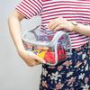Прозрачная Водонепроницаемая Дорожная Косметичка из ПВХ Портативная Большой Вместимости Сумка-Пенал на Молнии для Макияжа Сумка для Туалетных Принадлежностей