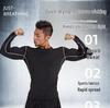 Men's Colorful Quick-Dry Compression Tights Long Sleeve Running Shirt - Breathable Elastic Base Layer for Sports Fitness