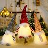 Christmas Decorations Red Hat Christmas Faceless Doll Standing Dwarf Doll