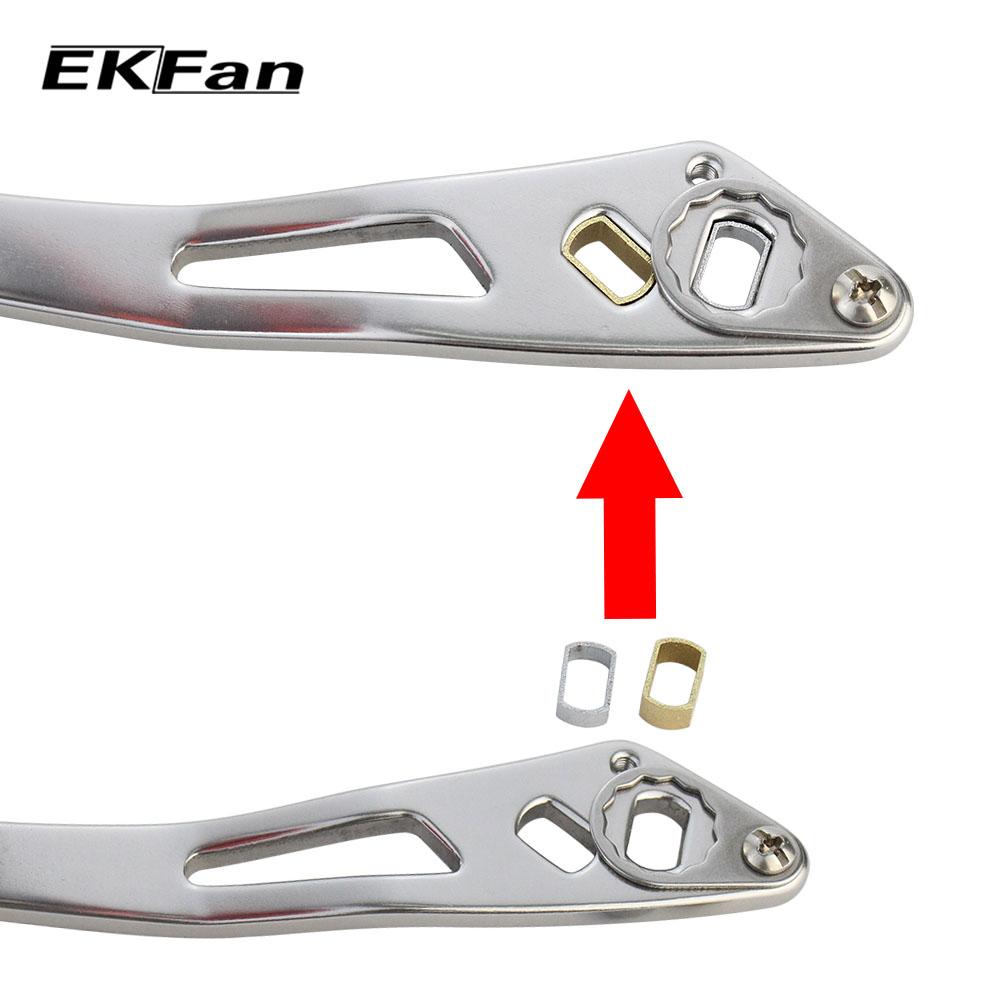 EKFan 1pcs 7*4mm Daiwa To Shimano Fishing Reel Handle Tube Adapter For Assembly Hole Change 8*5MM to 7*4mm Hole Sleeve 4