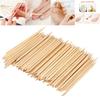 Durable Sticks Wood Tools Manicure Nail Orange Pack