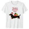 Santas Furvorite Helper Christmas Holidays Dachshund Dog Unisexs TShirt Unisexs Tee