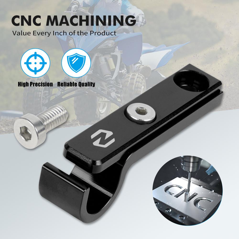 NICECNC For Raptor Yamaha 700 Aluminum ATV Brake Hose Line Hose Clamp Holder CNC Machined For Yamaha Raptor 700 2012-2020