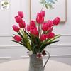 Artificial flower silk flower decorative ornament living room, simulated tulip bouquet