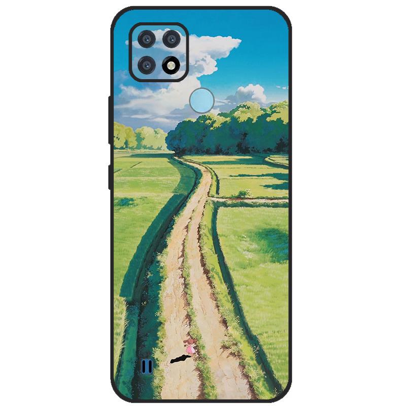 For Realme C21 Case Soft Tpu Silicone Case For OPPO RealmeC21 C 21 Phone Cover Fundas RMX3201 Bumper Case For Realme C21 Cover