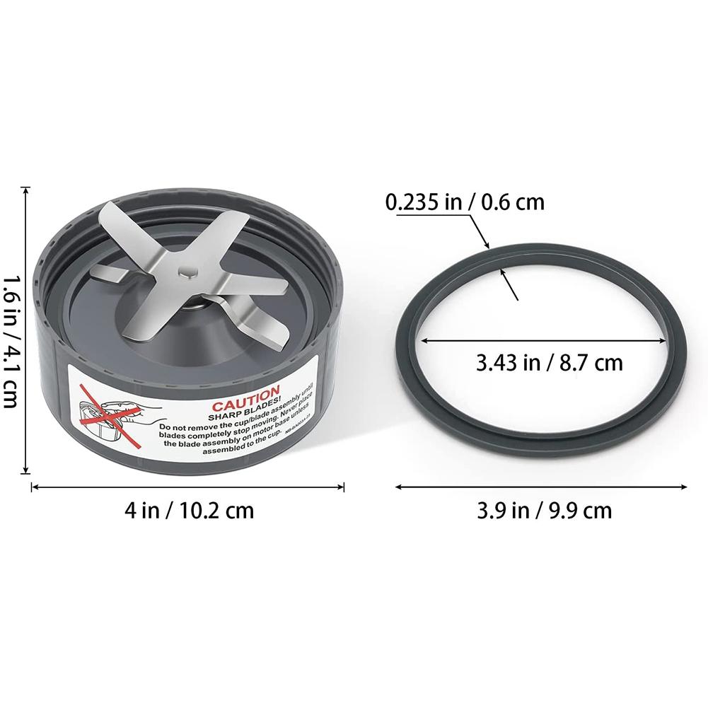 Replacement Parts Fit for Nutribullet 600 Watt 900 Watts Replacement Extractor Blade Blender Cups Accessories