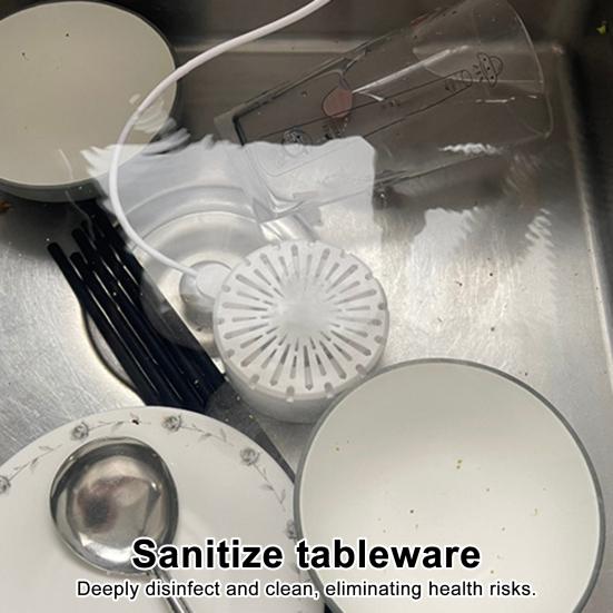 Fruit Vegetable Washer Ultrasonic Purifier IPX7 Waterproof Portable Battery Powered Wireless Fruit Vegetable Cleaner Device