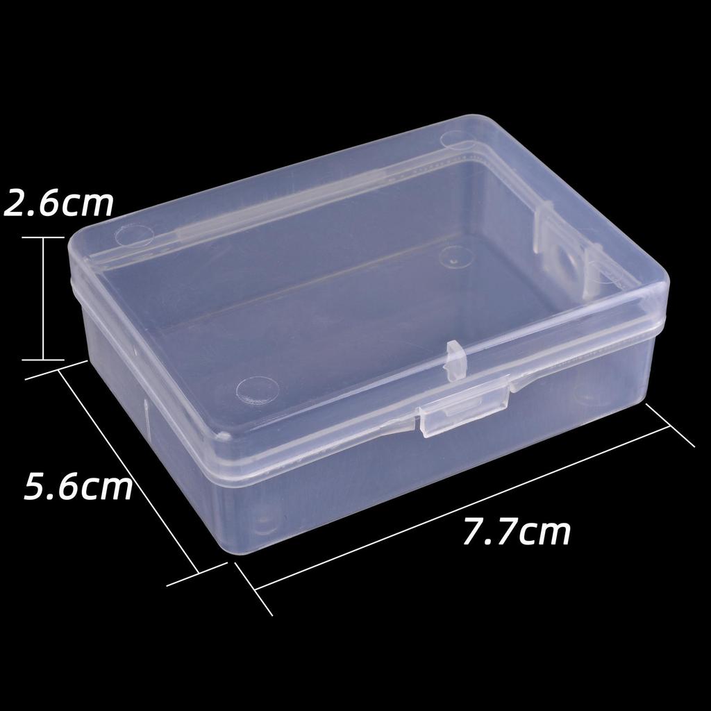 Transparent Plastic Lure and Component Storage Box with 5, 8, or 10 Compartments (Thunder Frog Box).