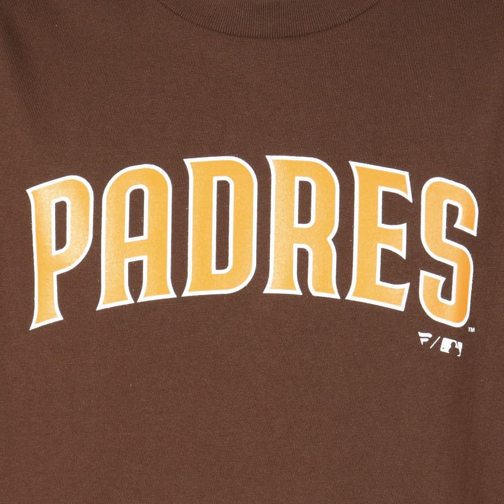 Fanatics MLB Jersey Logo Tee Brown Short Sleeve Shirt