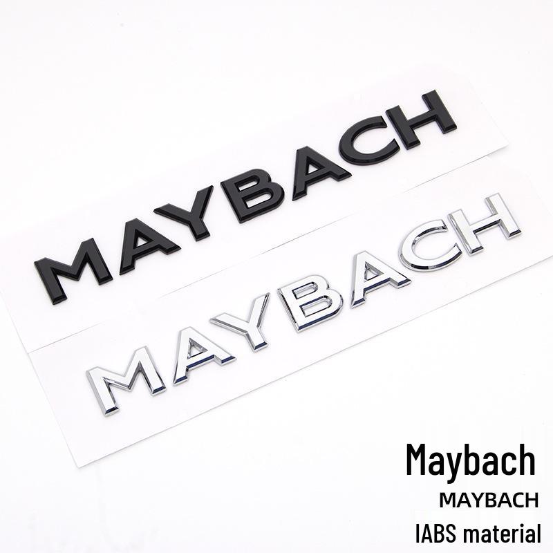 Эмблема Maybach S-Class Viano на багажник — комплект для тюнинга в виде английской буквы.