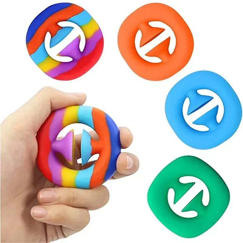 non-toxic Simple Dimple Stress Toys Decompression Anti Stress Finger Hand Grip Stress Reliever Fidget Toys Adult Child Antistress Toy Gift