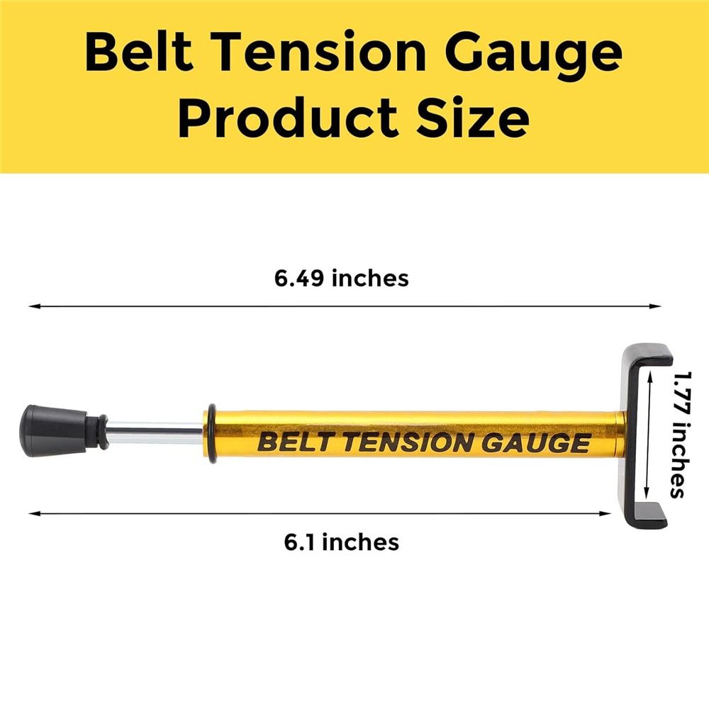 Metal Motorcycle Belt Tension Tester 10 Lb Belt Tension in Gauge Accurate Motorcycle Setting