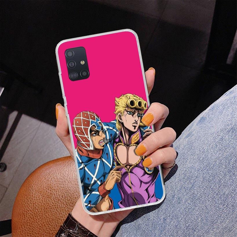 Чехол для телефона JoJo's Bizarre Adventure Golden Wind для Samsung Galaxy A52 A32 A22 A12 A51 A31 A50S A30S A20S A10S Note 20 Ultra 10