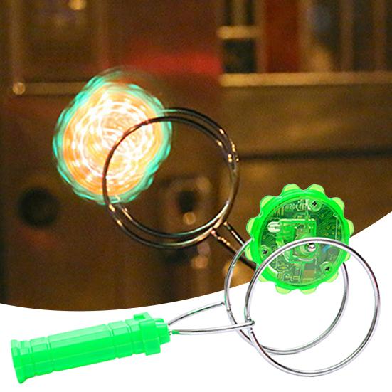 1 Набор Магнитный Гироскоп Люминесцентный Высокоскоростной Плавное Магнитное Вращение Развлечение Нержавеющая Сталь Огненный Центробежный Вращающийся Гироскоп Детские Подарки