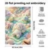 Underwater Fantasy Fluffy Sea Creatures Soft Towel, Cute Marine Animal Absorbent Hand Towel