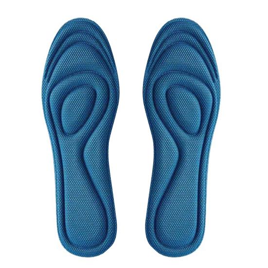 4D Memory Foam Orthopedic Insoles For Shoes Nano Antibacterial Deodorization Sweat Absorption Insert Sport Shoes Running Pads
