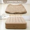 ПВХ надувной матрас со встроенным насосом, надувной матрас Comfort Air Bed Queen 2-местный для кемпинга дома, утолщенный коврик