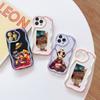 Cute Cartoon Pattern Cream Texture Casing Wavy Edge Soft Silicone Cover Phone Case for OPPO Reno Realme