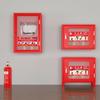Fire Safety Instruction Sign Sticker Set